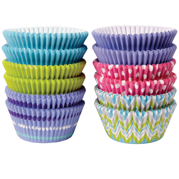 White Cupcake Liners Standard Size - 300-Pack Paper Baking Cups