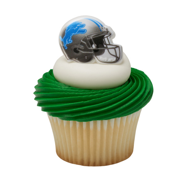 Cupcake Rings – NFL Detroit Lions (new design) – Cake Connection