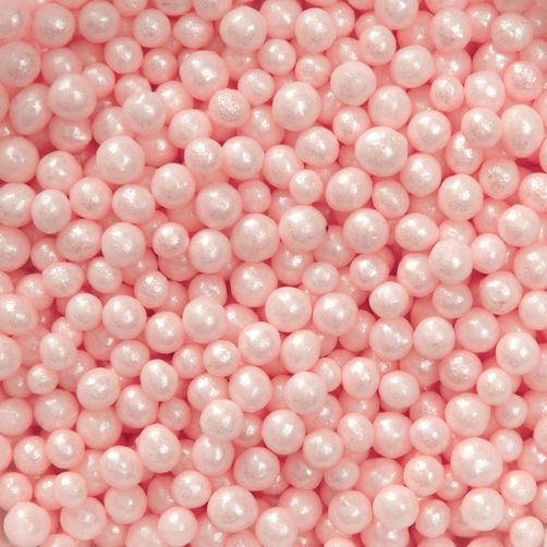 5MM Pink Edible Pearls - Confectionery House