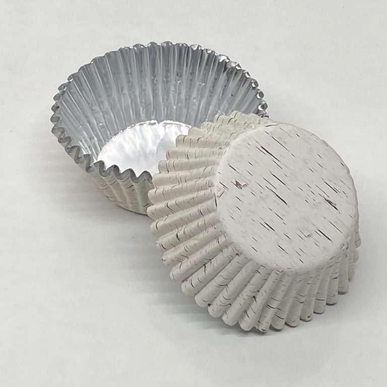 BIRCH TREE BARK foil cupcake liners