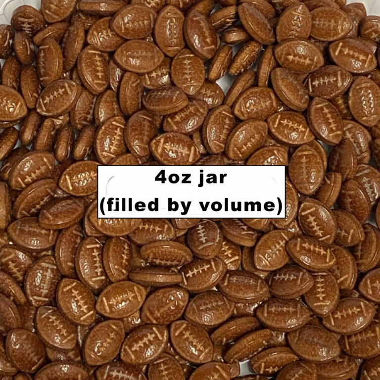 Sprinkles approx 4oz jar - Football