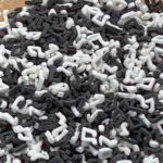 Sprinkles approx 4oz jar - Black & White Music Notes