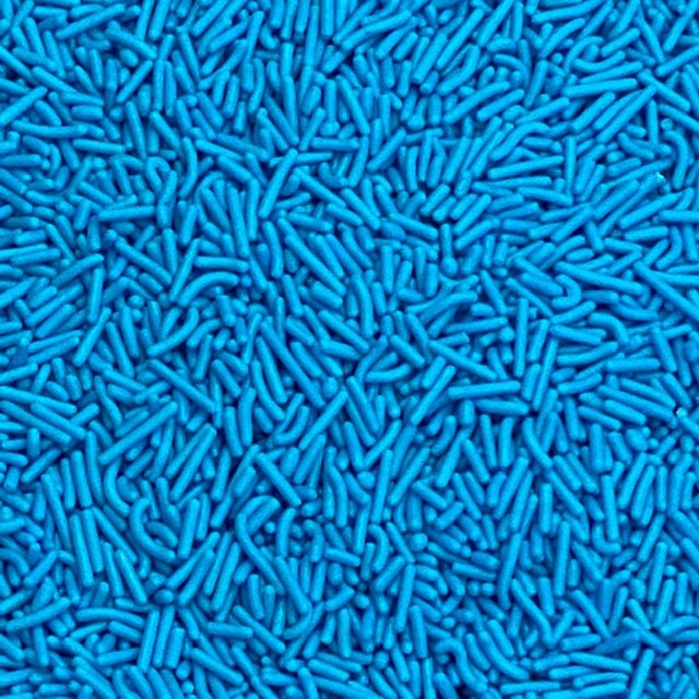 Jimmies Sprinkles 4oz jar (approx 3.2oz) – Blue