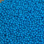 Blue 4mm Bead Sprinkles approx 4oz jar