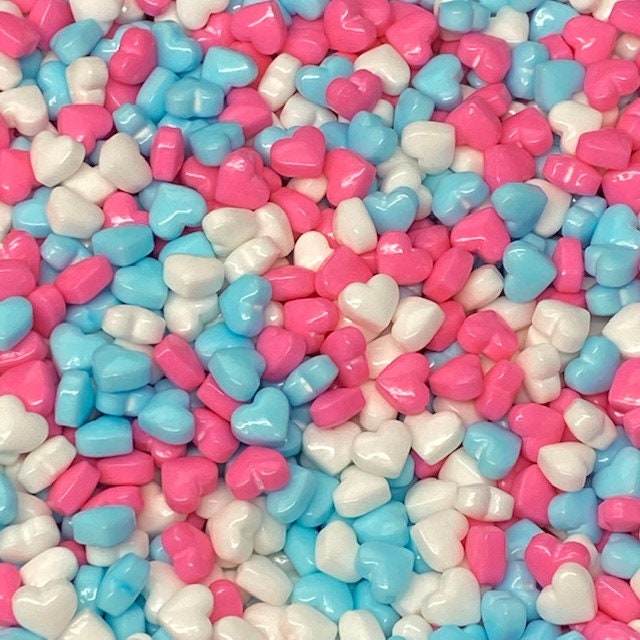 Sprinkles approx 4oz jar - Baby Love Hearts