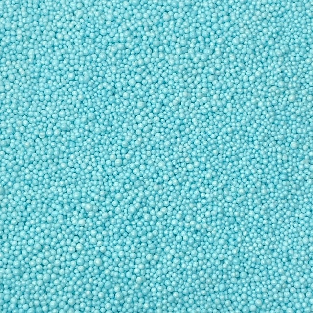 Light Ocean Nonpareil Sprinkles approx 4oz jar