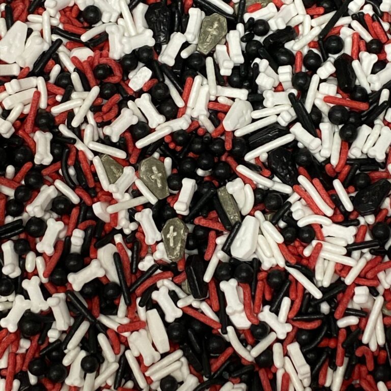 Sprinkles approx 4oz jar - Halloween mix - Frightful Fun