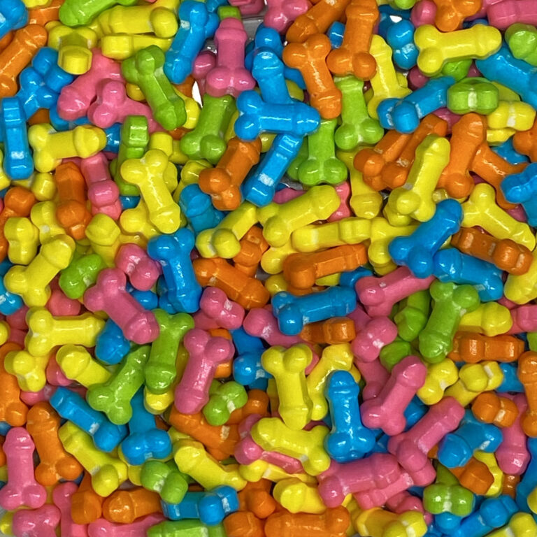 ADULT Sprinkles approx 4oz jar - Penis Colorful Rainbow