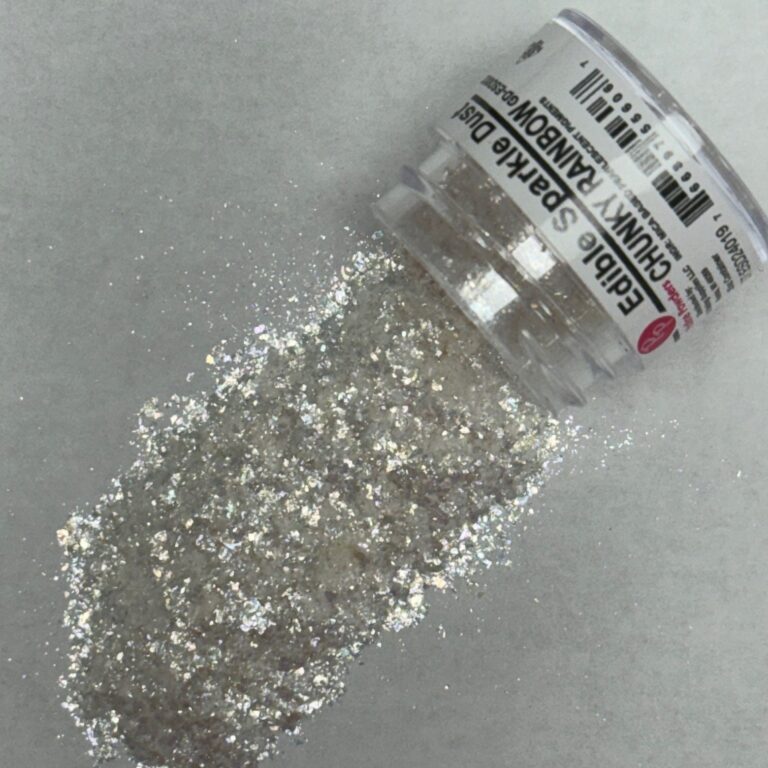 Edible Glitter Sparkle Dust 5g jar - CHUNKY RAINBOW