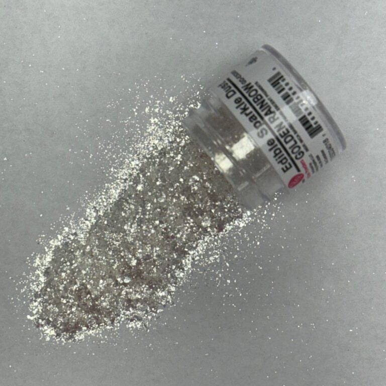Edible Glitter Sparkle Dust 5g jar - GOLDEN RAINBOW