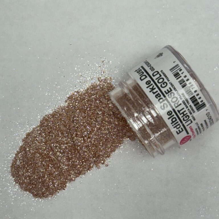 Edible Glitter Sparkle Dust 5g jar - LIGHT ROSE GOLD