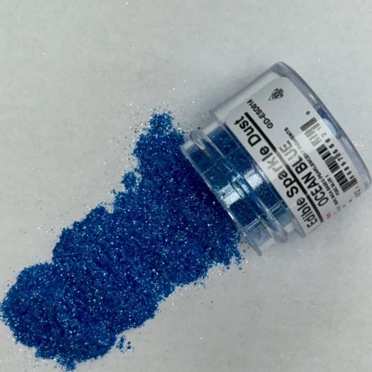 Edible Glitter Sparkle Dust 5g jar - OCEAN BLUE