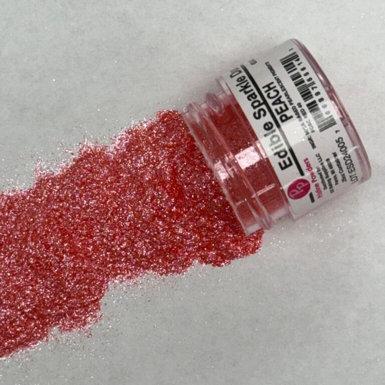 Edible Glitter Sparkle Dust 5g jar - PEACH