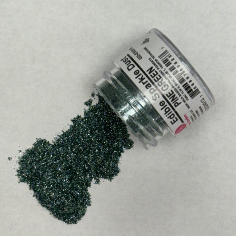 Edible Glitter Sparkle Dust 5g jar - PINE GREEN