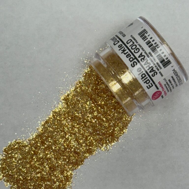 Edible Glitter Sparkle Dust 5g jar - SAHARA GOLD