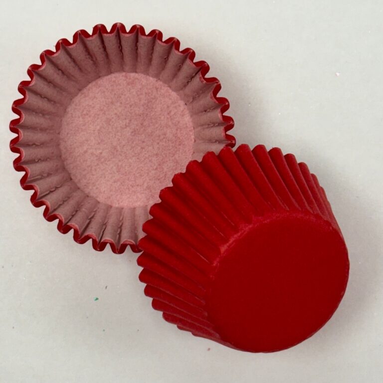 500 ct MINI SIZE Paper Cupcake Baking Liner sleeve - Red