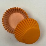 500 ct MINI SIZE Paper Cupcake Baking Liner sleeve - Orange