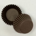 500 ct MINI SIZE Paper Cupcake Baking Liner sleeve - Chocolate Brown