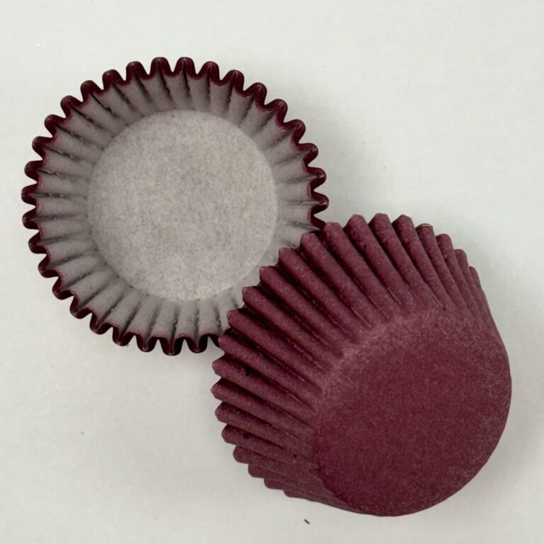 500 ct MINI SIZE Paper Cupcake Baking Liner sleeve - Burgundy
