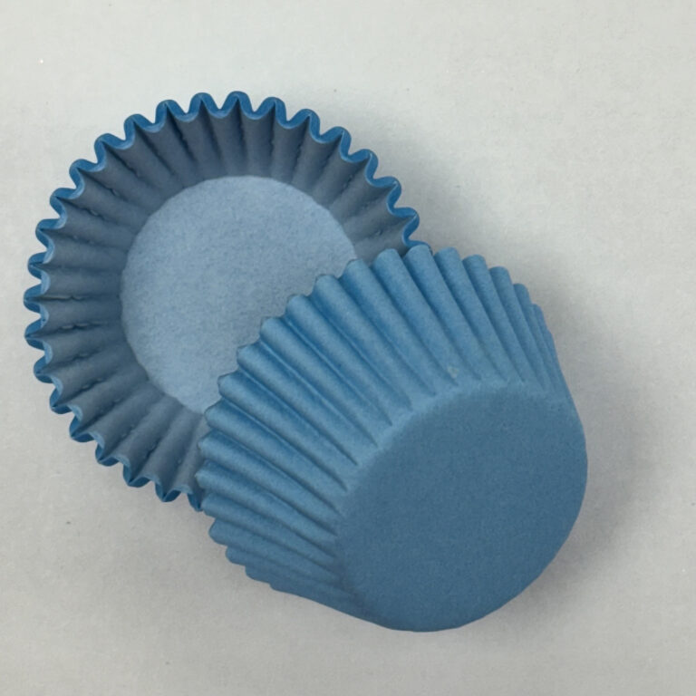 500 ct MINI SIZE Paper Cupcake Baking Liner sleeve - Light Blue