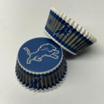 Detroit Lions™ Cupcake Liners – Standard Size | 50 Count | Official NFL Football Baking Cups