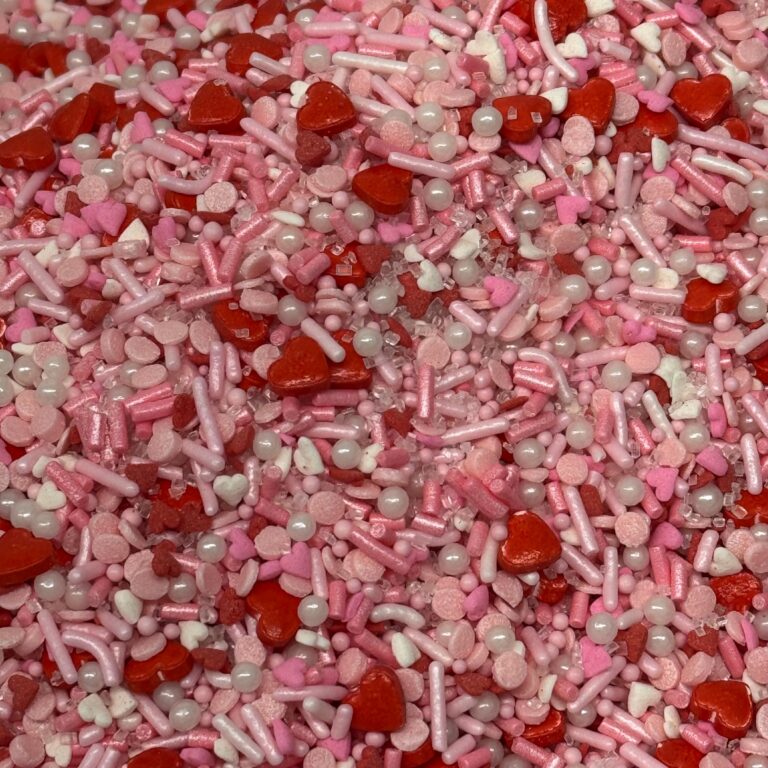 Sprinkles Mix approx 4oz jar - Be My Valentine Blend