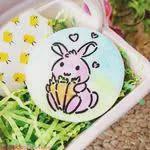 Bunny Love Decorating Stencil by Cookie Countess - Image 2