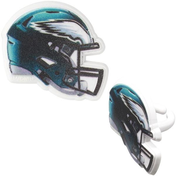 NFL Philadelphia Eagles™ Helmet Cupcake Rings – 12 Count