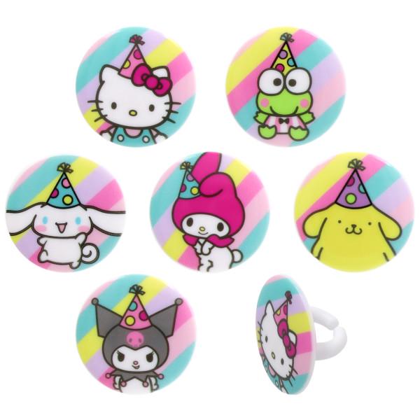 Hello Kitty® and Friends Cupcake Rings – 12 Count | It’s a Celebration ...