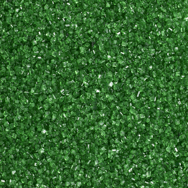 Sanding Sugar Sprinkles approx 4oz jar - GREEN
