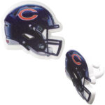NFL Chicago Bears™ Helmet Cupcake Rings – 12 Count | Official Football Party Toppers