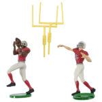 Football Cake Topper Set – 4-Piece Football Sports Party Decorations